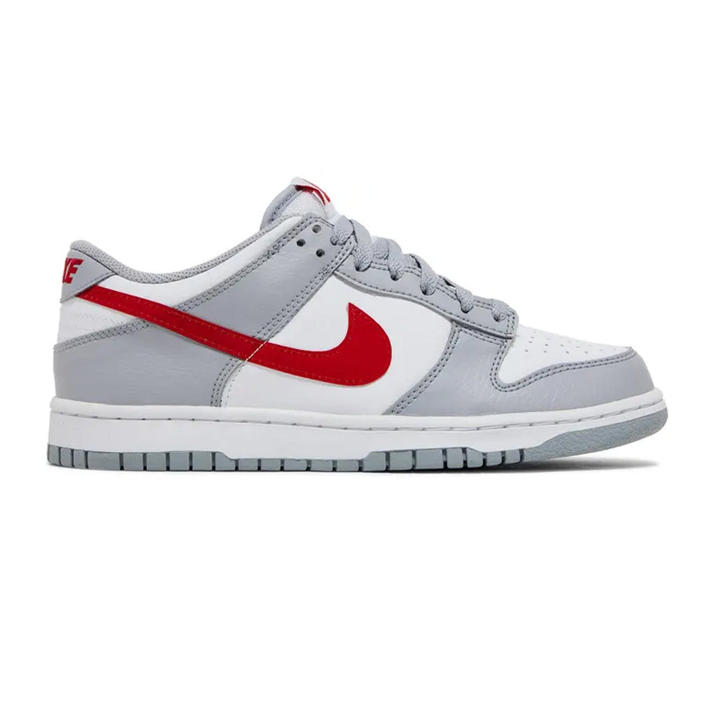 Nike Dunk Low 'White Grey Red' GS (2022)