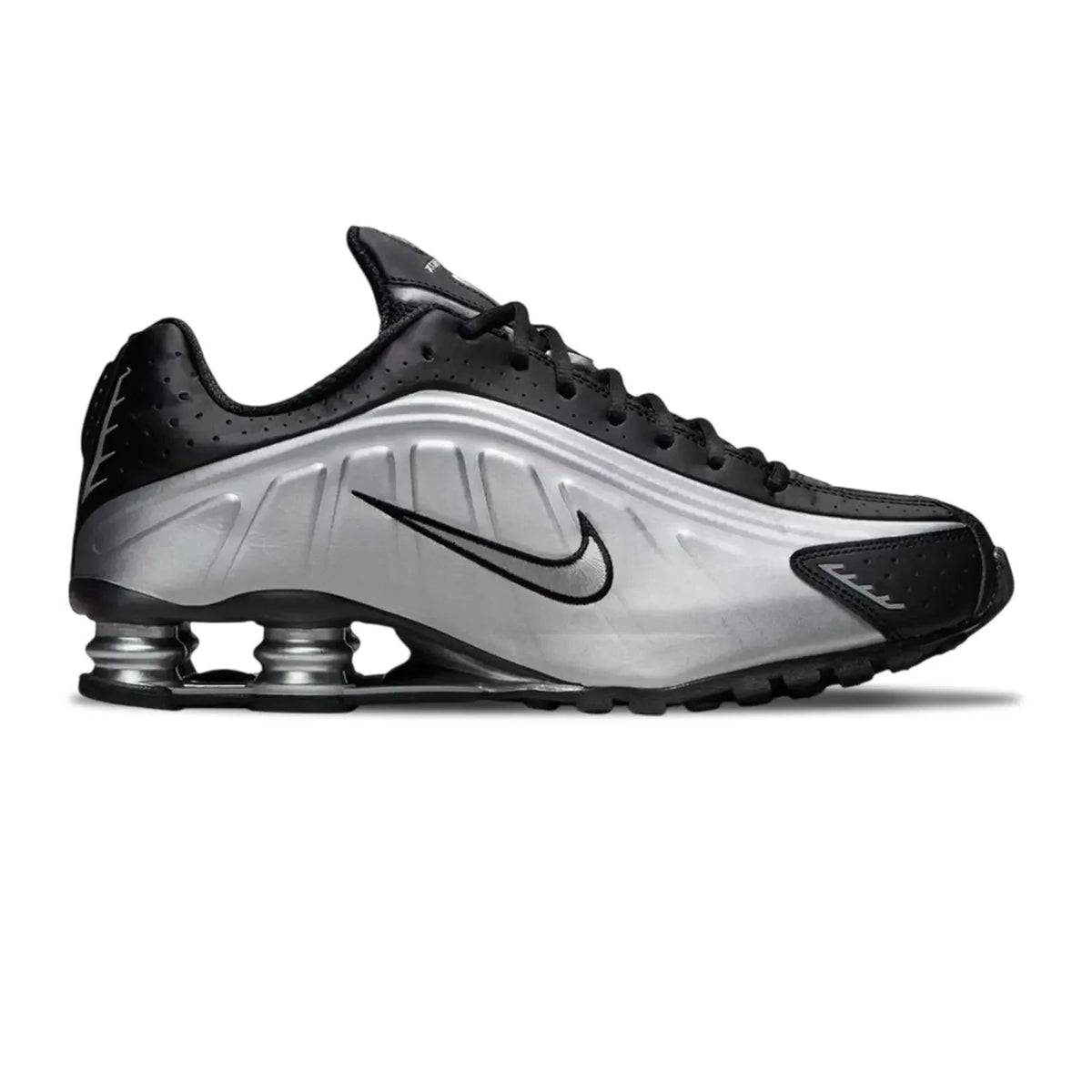 Nike Shox R4 'Metallic Silver Black' (2025)