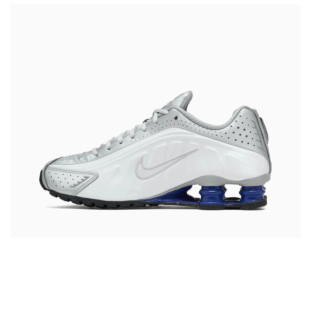 Nike Shox R4 'Metallic Silver Deep Royal Blue' (2024)