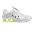 Nike Shox R4 'White Metallic Silver Volt' Women's (2025)