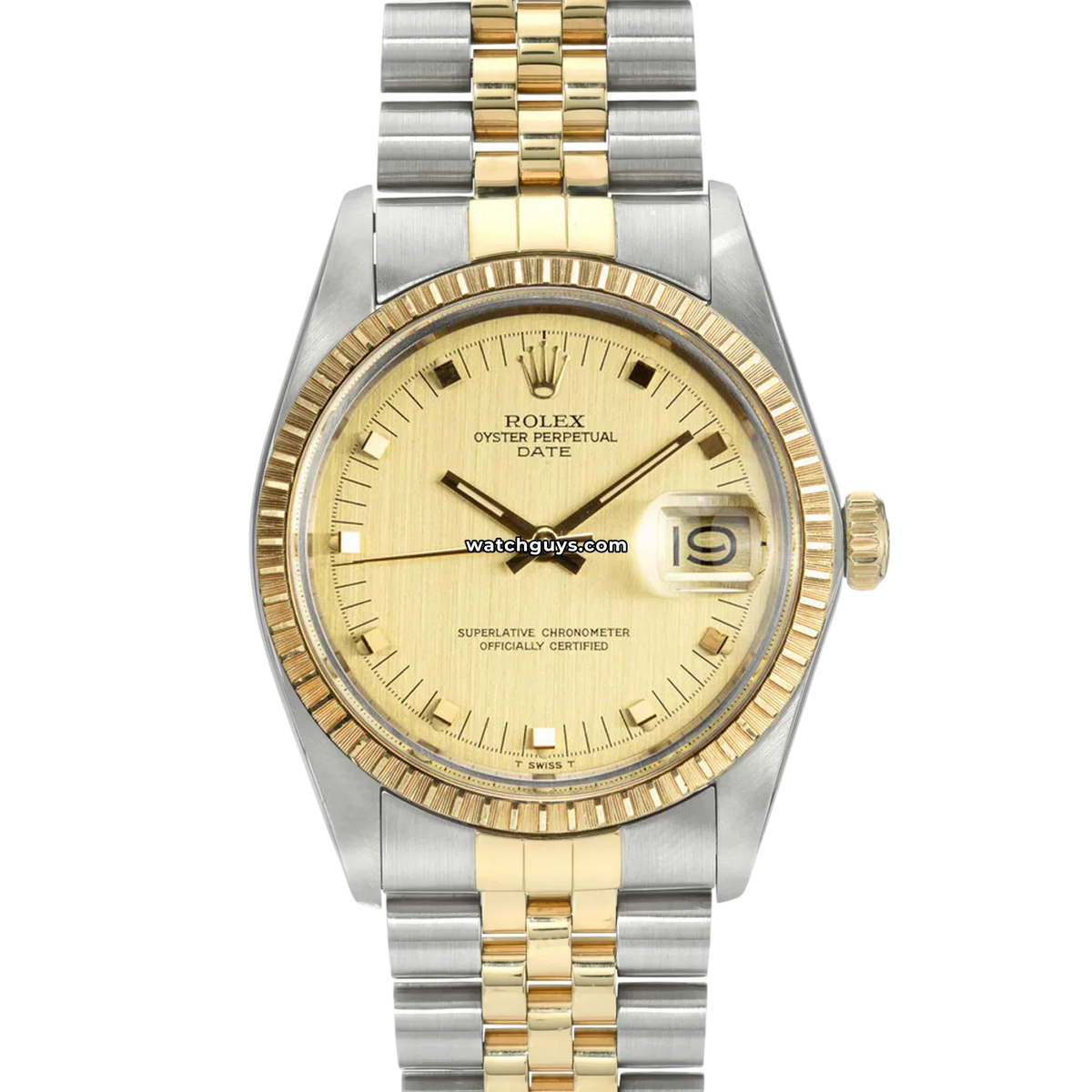Rolex Date 1505 Champagne Jubilee