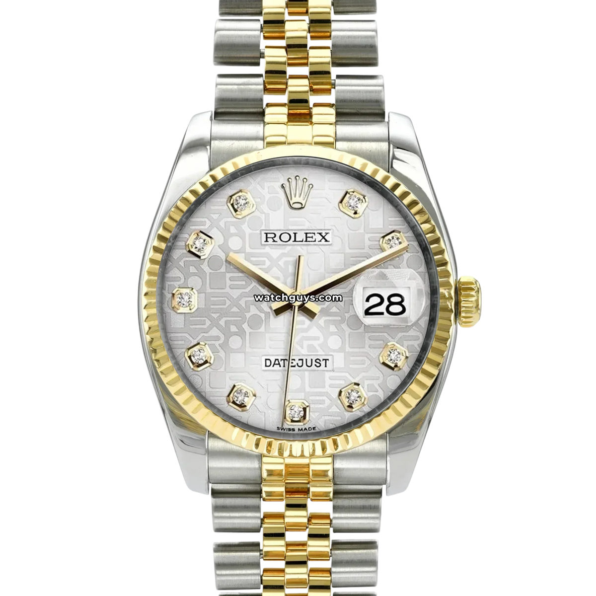 Rolex Datejust 116233 Silver Jubilee Diamond Dial