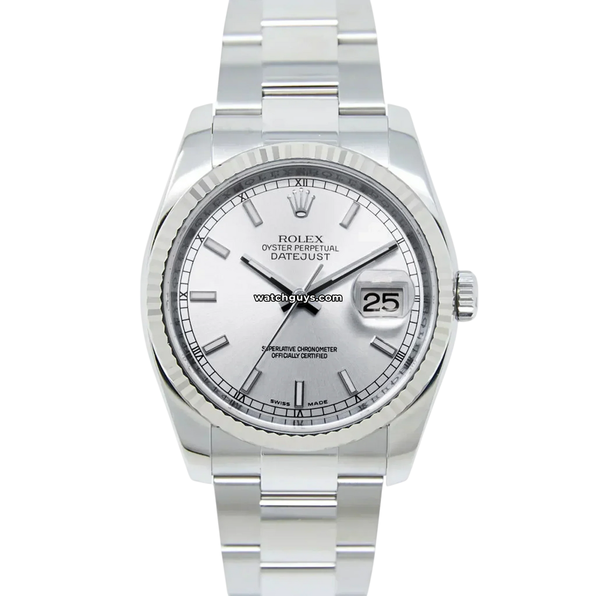 Rolex Datejust 116234 Silver Index