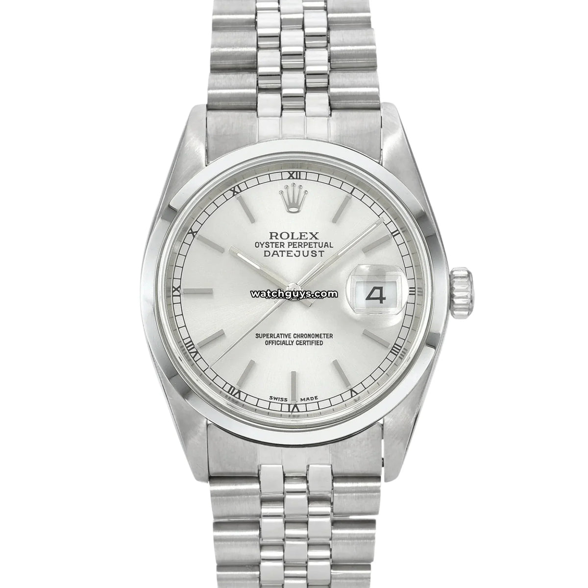 Rolex Datejust 16200 Silver Jubilee