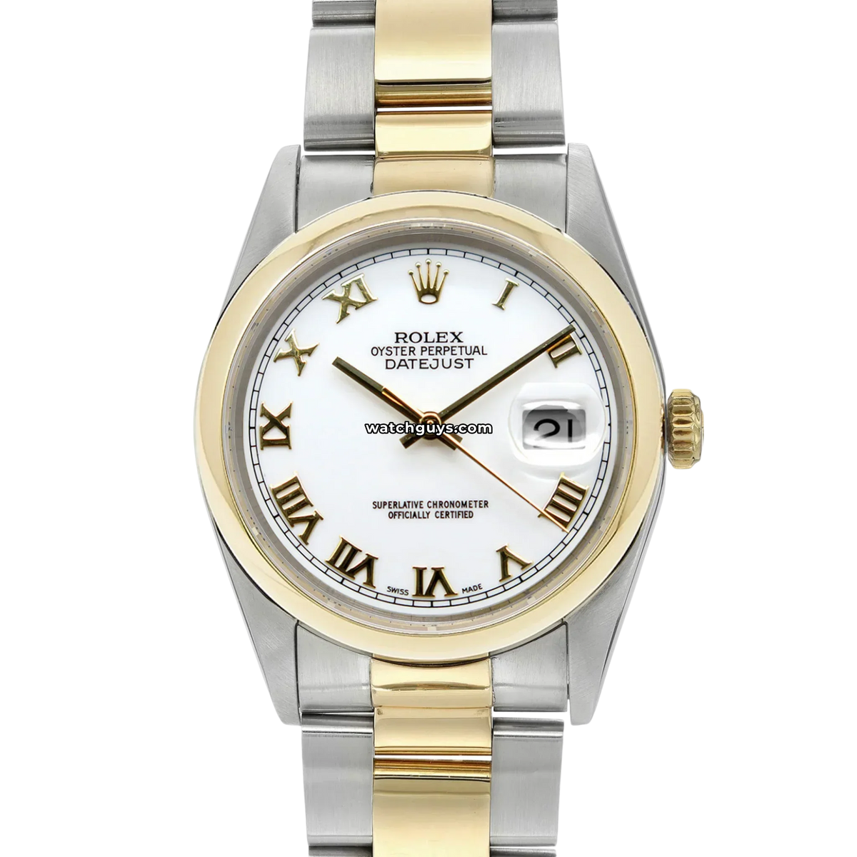 Rolex Datejust 16203 White Roman