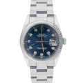 Rolex Datejust 16220 Blue Diamond Dial
