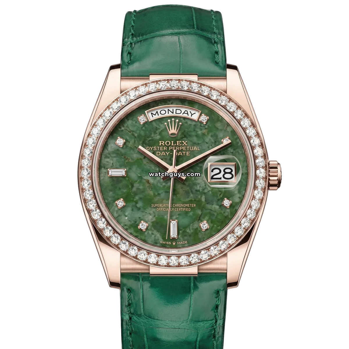 Rolex Day-Date 128145RBR Wyoming Jade