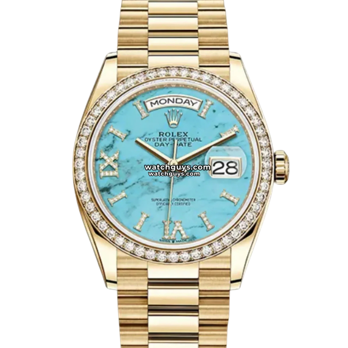 Rolex Day-Date 128234RBR Turquoise