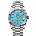 Rolex Day-Date 128239 Turquoise Baguette Sapphire