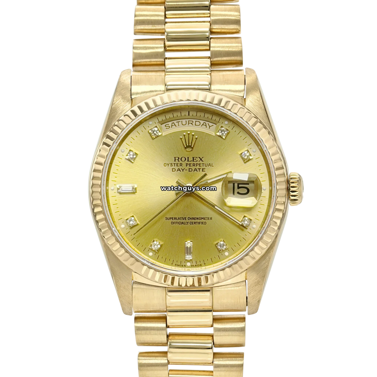 Rolex Day-Date 18238 Champagne Diamond