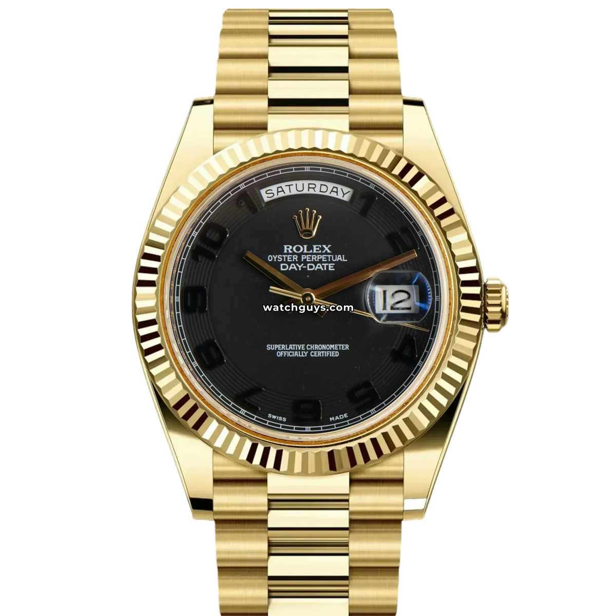 Rolex Day-Date 218238 Matte Black Arabic
