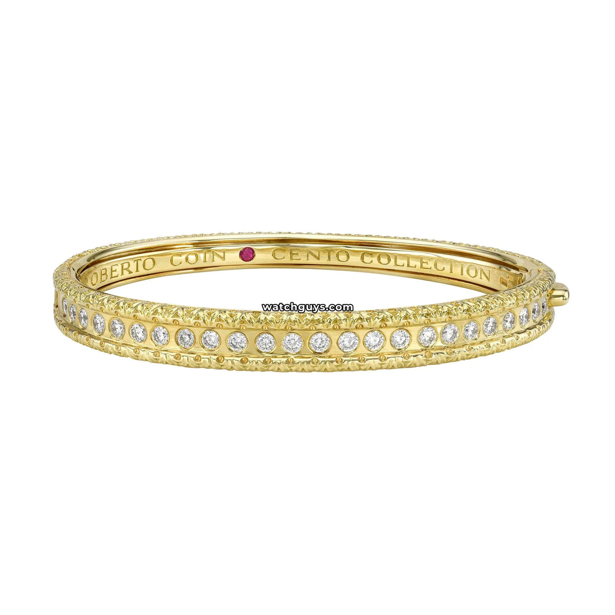 Roberto Coin Cento Diamond Bracelet 18K Yellow Gold