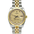 Rolex Date 15013 Champagne 18K Yellow Gold