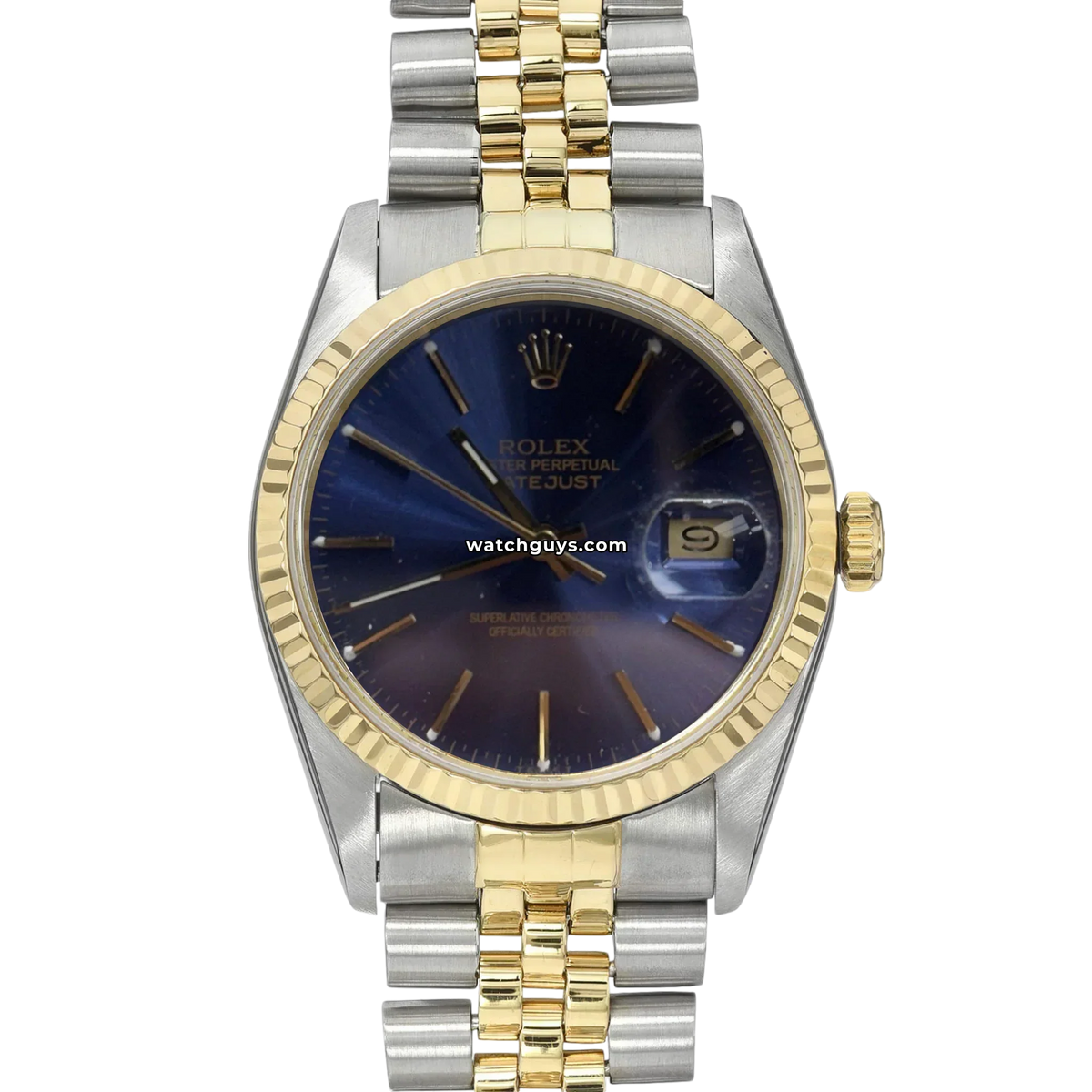 Rolex Datejust 16233 Blue Index Jubilee