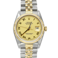 Rolex Datejust 16233 Champagne Roman Jubilee
