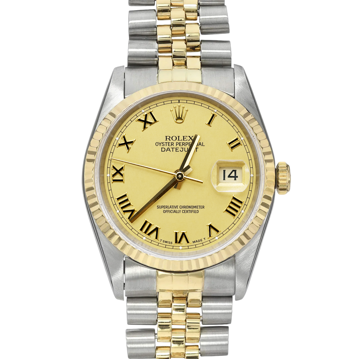 Rolex Datejust 16233 Champagne Roman Jubilee
