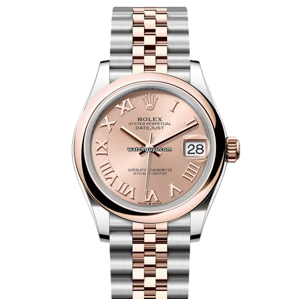 Rolex Datejust 278241 Pink Roman Jubilee