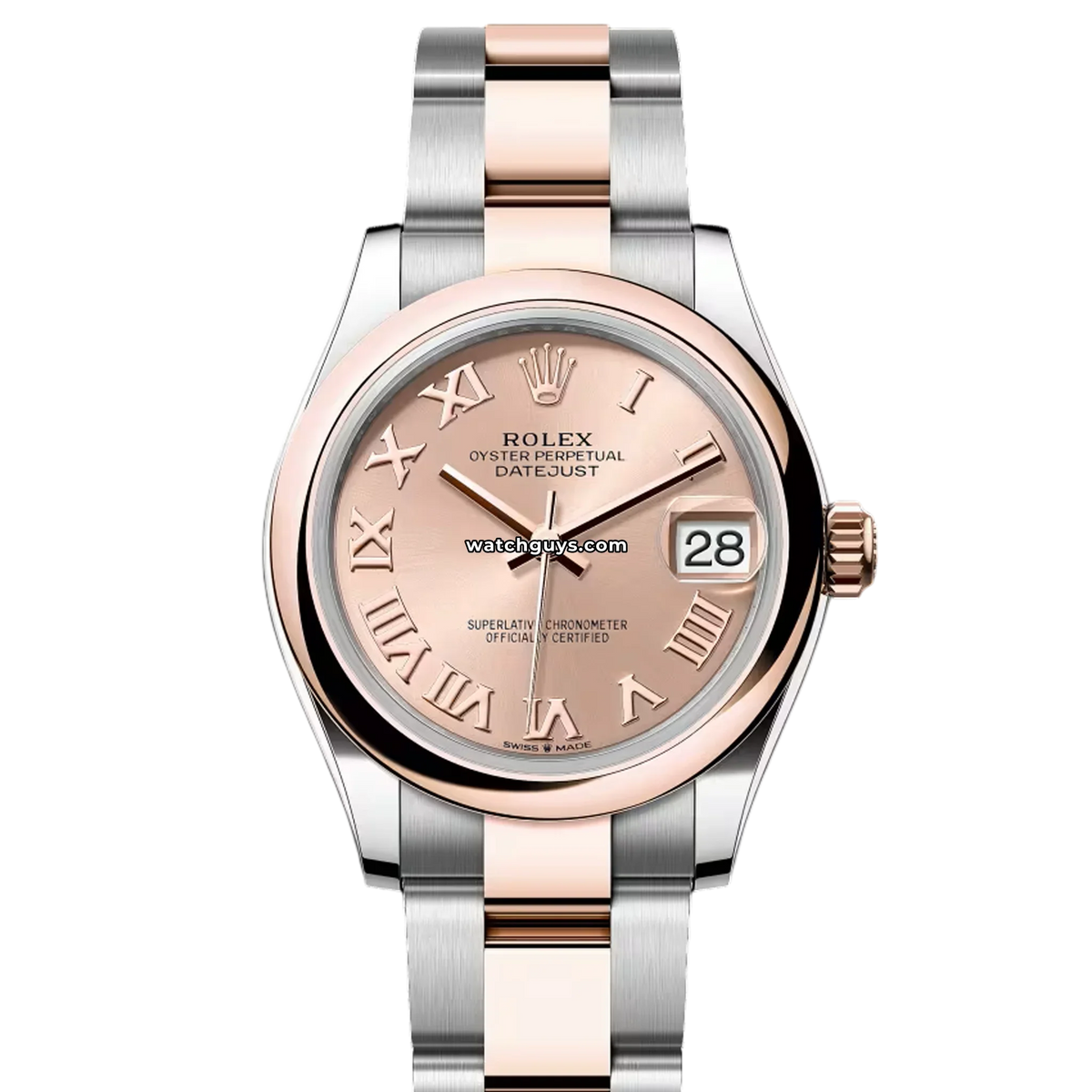 Rolex Datejust 278241 Pink Roman Oyster