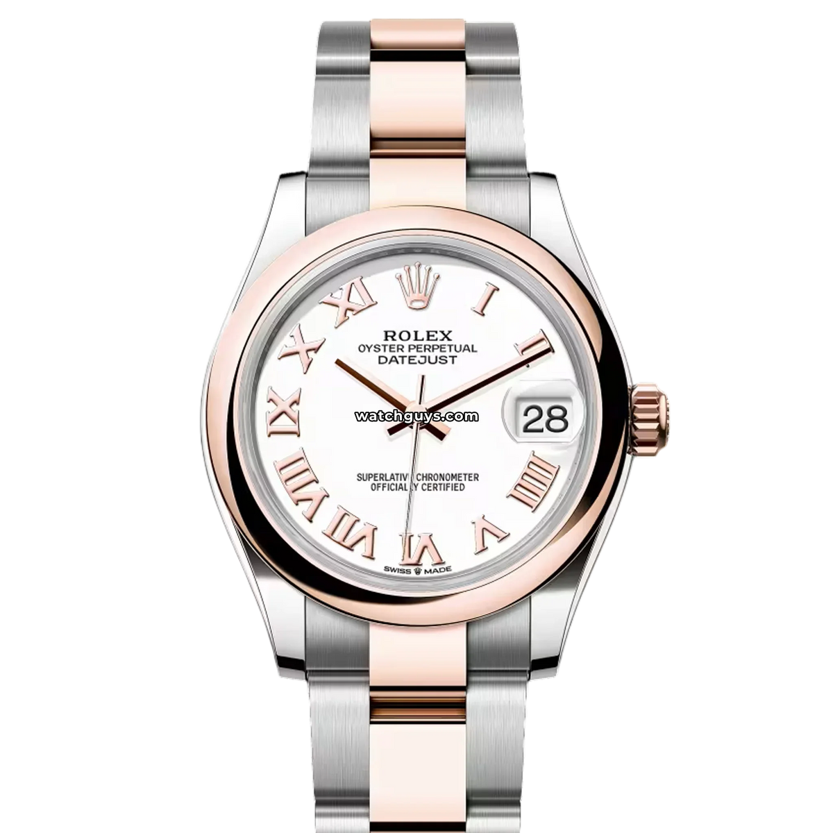 Rolex Datejust 278241 White Roman Oyster