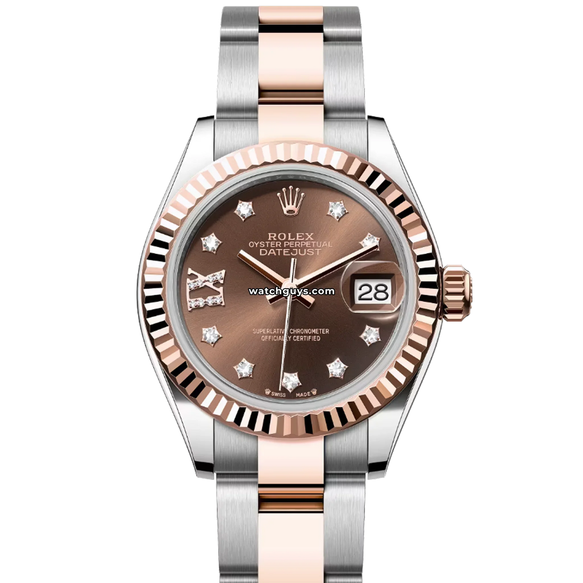 Rolex Datejust 279171 Chocolate Star Diamond Oyster