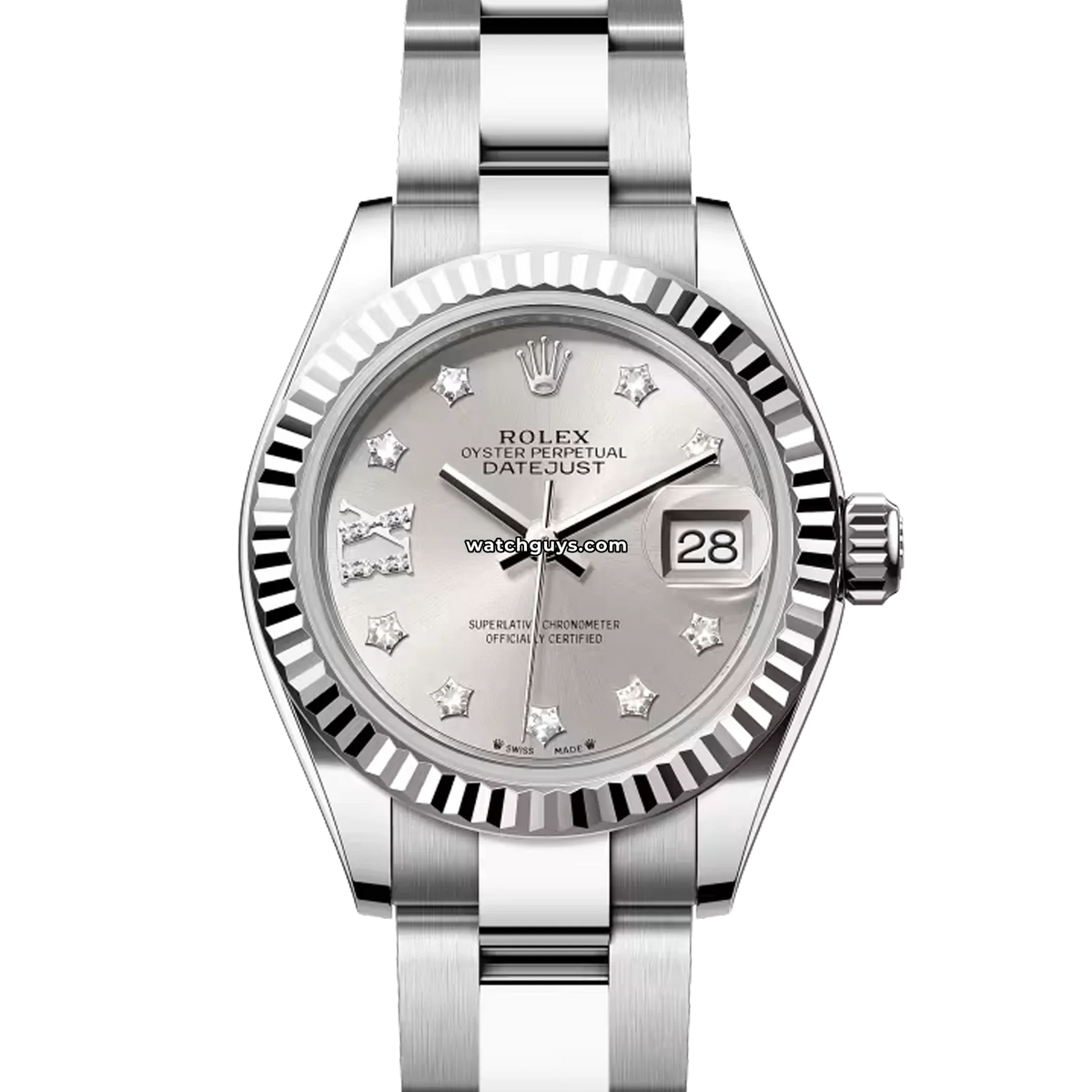 Rolex Datejust 279174 Silver Star Diamond Oyster