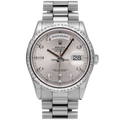 Rolex Day-Date 118399 Silver Diamond