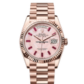 Rolex Day-Date 128235 Pink Opal Rubies