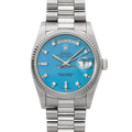 Rolex Day-Date 18039 Blue Stella Spanish Day