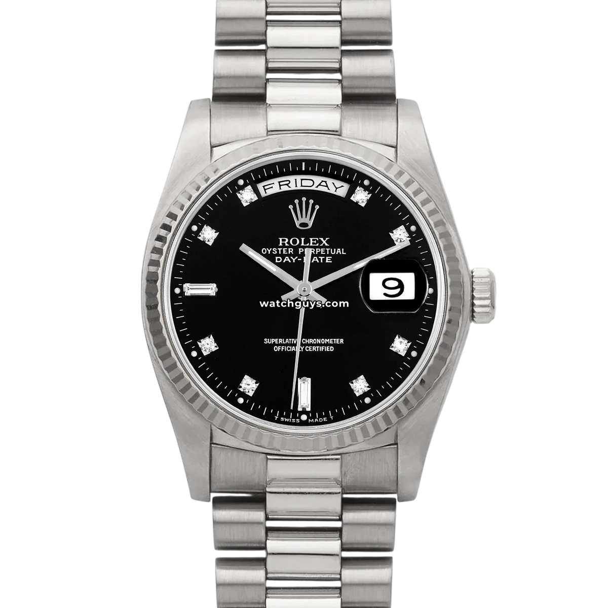 Rolex Day-Date 18239 Black Diamond