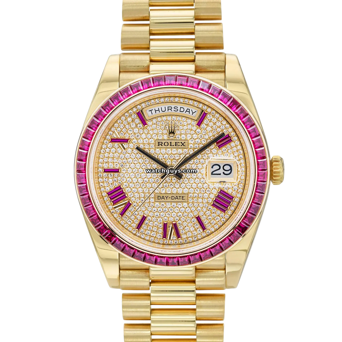 Rolex Day-Date 228398TRU Roman Ruby