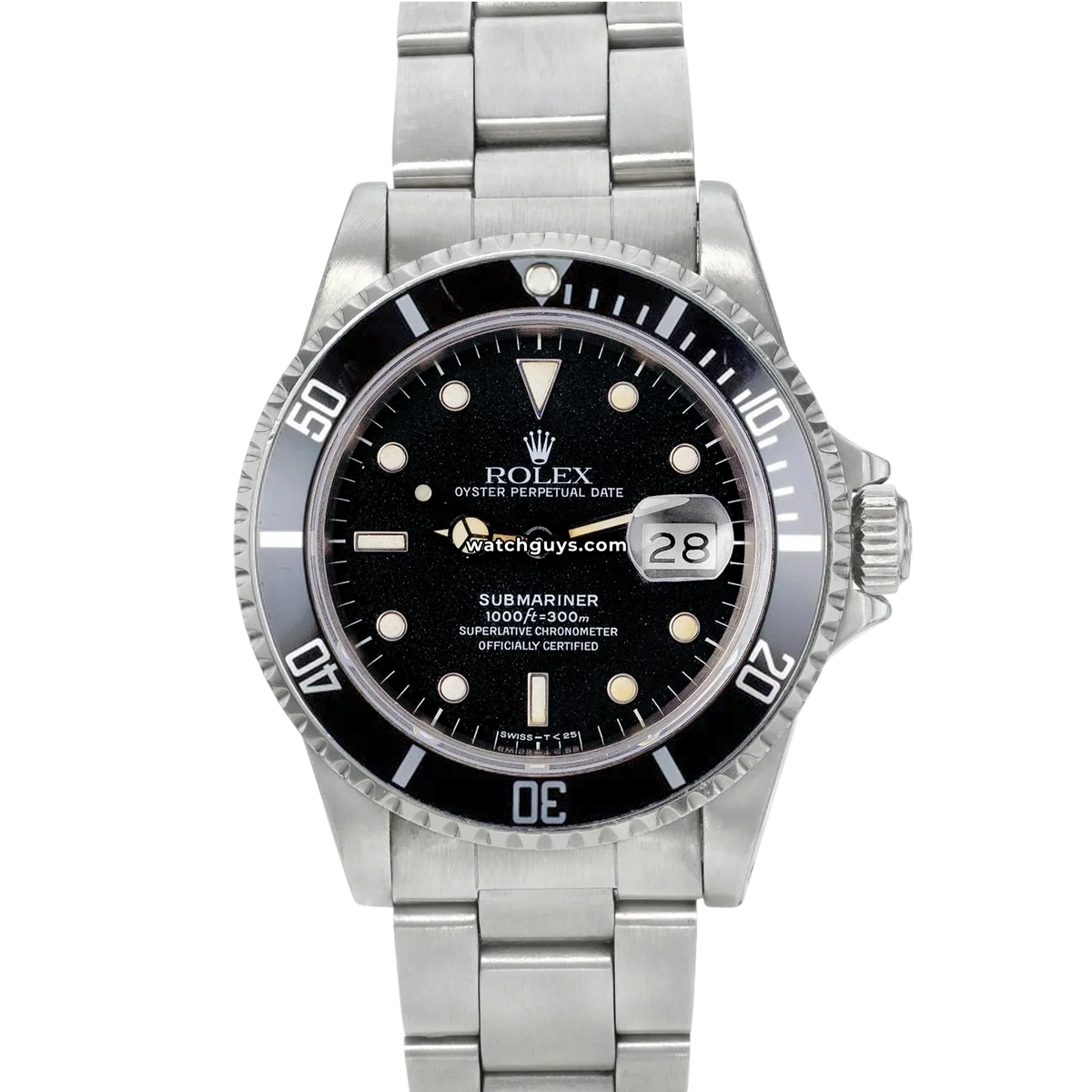 Rolex Submariner 168000 Date "Triple Zero"